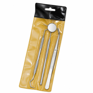 Kit d'examen dentaire en acier inoxydable pour usage professionnel : miroir de blanchiment dentaire, détartreur, pinces, instruments chirurgicaux de base - Product Image 2