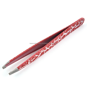 Pinzas para cejas de acero inoxidable, el mejor precio, diseño especial para clientes - Product Image 5