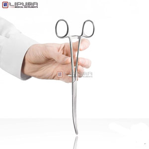 Kelly Hemostatic Forceps 12-Inch Curved Locking Surgical <b>Clamp</b> Artery Forceps Premium Stainless Steel Surgical Instrument - Product Image 3