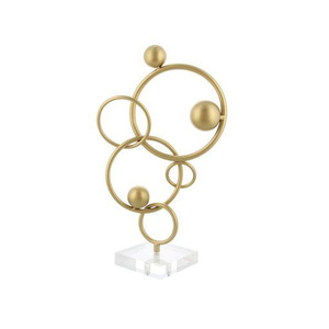 Sculpture en aluminium de style nordique haut de gamme – Pièce décorative artistique pour la maison et les bureaux d'entreprise - Product Image 2