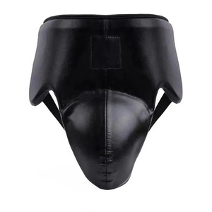Ensemble de boxe premium au design unique : Gants d'entraînement en cuir de vachette, casque réglable, protège-grenaille – Écologique - Product Image 4