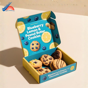 Boîte d'expédition pliable pour biscuits, de qualité alimentaire, avec plateau de séparation intérieur - Product Image 3