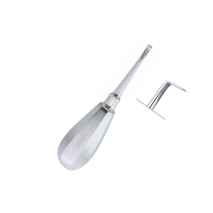 Écarteur de couronnes dentaires en gros, instrument chirurgical de précision incurvé en acier inoxydable pour un retrait efficace des couronnes dentaires - Product Image 2