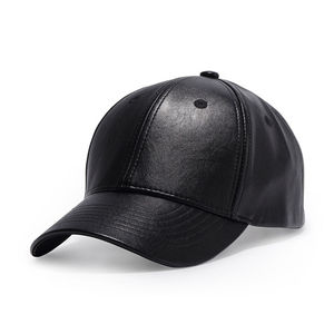 Gorra de Cuero Genuino para Hombre con Logotipo Personalizado, Estilo Motero Vintage, Ajustable, de Cuero Vacuno de Primera Calidad - Product Image 1