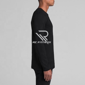 RC ฟิตเนสผู้ชายคลาสสิกกระเป๋าแขนยาวคลาสสิกกระเป๋า Tee โดย RC ฟิตเนสเสื้อแขนยาวพร้อมกระเป๋าผู้ชายสบาย Poc