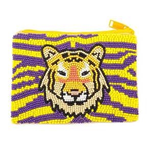 <b>Mini</b> Zipper <b>Pouch</b> Intricate Seed Beads Embroidery Secure Storage Handmade Coin Purses Wholesale Beaded Coin Purses Intricate - Product Image 3