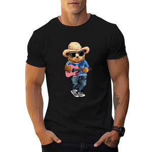Camiseta Estampada para Hombre, Logotipo Personalizado Serigrafiado, Manga Corta, Corte Regular, 100% Algodón, Ropa Casual Urbana, Ecológica - Product Image 1