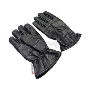 Wrist Length Sheepskin Leather <b>Gloves</b> Unisex Fashion Daily Wear Full Finger Lightweight Windproof Fleece Lined Winter <b>Gloves</b> - Product Image 5