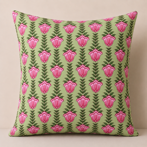 High Quality Pure Cotton Handcrafted Luxury Throw Pillow Cover Zipper Closure Washable Anti-Bacterial Floral/Festival/Portrait - Product Image 3