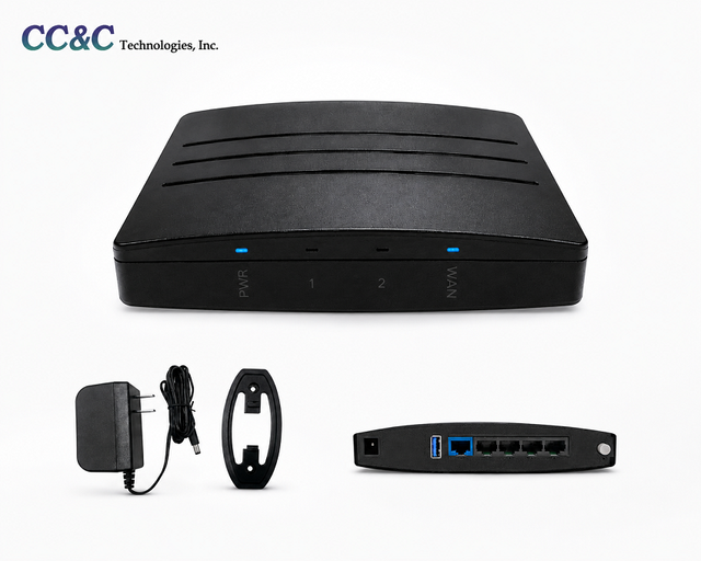 CC&C WX-9622 Flagship BE14000 Tri-Band WiFi 7 Router with 2.5GbE Multi-Gig Networking Home Use Modem Function
