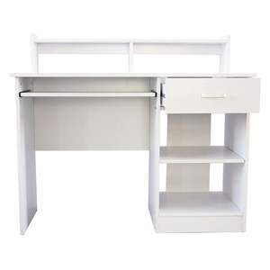 <b>Modern</b> General Style E1 15MM Chipboard Computer <b>Desk</b> <b>White</b> - Product Image 3