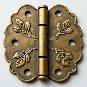 Luxury Vintage Inspired Brass Door <b>Hinges</b> Crafted For Classic Interiors With Durable Decorative Construction - Product Image 1