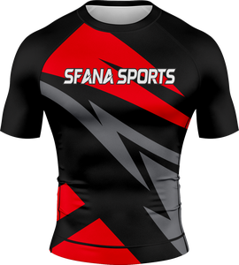 Camiseta Deportiva de Manga Corta para Hombre con Tela que Absorbe la Humedad para Entrenamiento y Práctica de MMA - Product Image 2