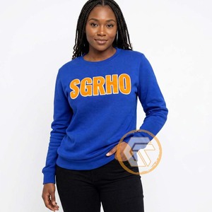 GREEK TREASURES Sudadera de Alta Calidad Personalizada para Mujer, Sigma Gamma Rho, Otoño, Casual, Lisa, de Algodón y Felpa, 500g, Bordada - Product Image 4