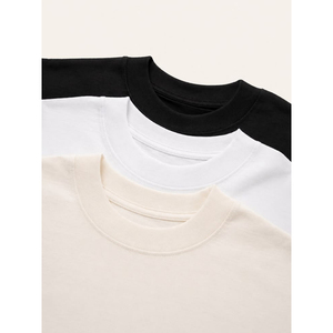 Men's Solid Colors Short Sleeve Casual <b>Shirt</b> 100% Cotton Breathable Poplin Summer Wear CrewNeck - Product Image 4