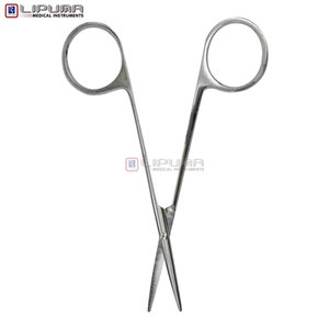 Tijeras para Estrabismo de Alta Calidad, Tijeras Quirúrgicas Rectas de Acero Inoxidable, Instrumentos Médicos Oftálmicos para Cirugía de Estrabismo - Product Image 3