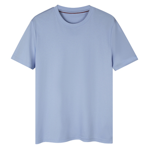 Camiseta de Hombre de Alta Gama, Manga Corta, Jersey 180, 65% Algodón Mercerizado, 30% Modal, 5% Seda de Morera, Efecto Refrescante, Primavera Verano - Product Image 2