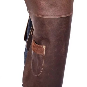Chaps de fermeur en cuir de vachette véritable de qualité supérieure, réglables, pour le sablage des sabots, équipement de protection pour fermeurs et saboteurs - Product Image 5