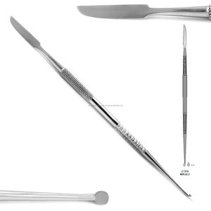 Juego de Espátulas para Cera Dental y Cemento, 4 Piezas, Modelo WPS-DWC-04, Certificado CE, Instrumentos Zahle Beale Lecron para Laboratorio y Mezcla - Product Image 2