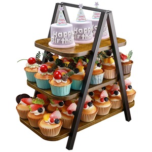 Luxury Resin <b>Cake</b> <b>Stand</b> Elegant Dessert Display <b>Stand</b> With Smooth Gloss Finish Durable And Sturdy Base Ideal For <b>Cake</b> Pastries - Product Image 3