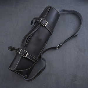 Juego de 4 Cuchillos de Cocina de Acero con Alto Contenido de Carbono, Hechos a Mano, con Hoja de Punta Caída, Acabado Negro Mate, Afilados como Navajas, Grado Industrial, con Mango de Micarta - Product Image 4