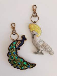 Fashion Seed Bead Keychain Handmade Decorative <b>Key</b> <b>Ring</b> Purse Charm At Best Price - Product Image 6