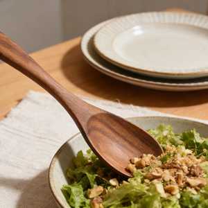 Handmade Wooden Tea Spoon Oval Shape Natural Wood Carved Utensil for Tea Serving - Product Image 4
