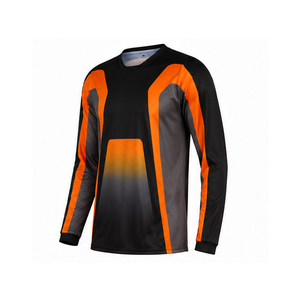Maillot de motocross professionnel à manches courtes, séchage rapide, impression personnalisée pour équipe, pantalon inclus, cyclisme, descente, t-shirt de motocross - Product Image 2