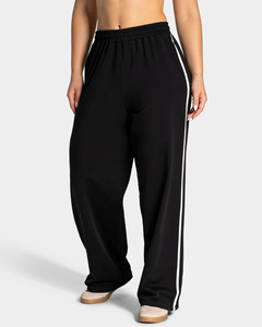 Pantalones Deportivos de Cintura Alta a Rayas Personalizados para Mujer, Pantalones de Chándal Cómodos, Tela de Alta Calidad, Fabricante de Ropa OEM ODM - Product Image 5