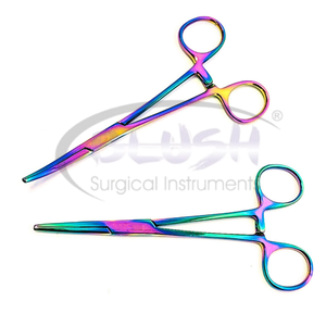 Cheap Best Selling Tool Grade Rainbow Color Rochester Pean Hemostatic Forceps by Ariston International By <b>Blush</b> Surgical - Product Image 3