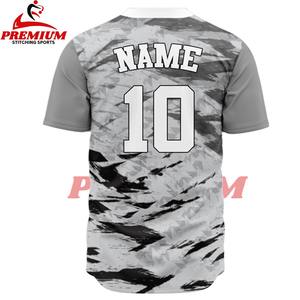 Dernier modèle de maillot de baseball unisexe sur mesure - Respirant, séchage rapide, manches courtes avec impression de logo personnalisé pour adultes - Product Image 2