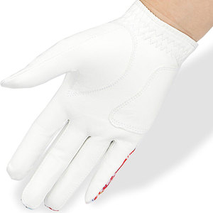 Gants de golf personnalisés, impression couleur sur le dos, cuir PU, paume en cuir Cabretta, sublimation, protection UV, respirants, antidérapants - Product Image 4