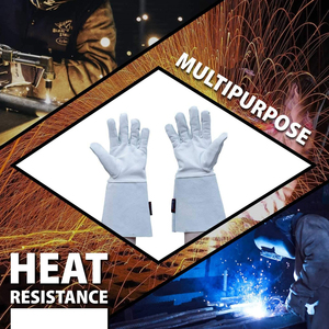 Guantes de Soldadura TIG de Primera Calidad, Personalizables al por Mayor, de Cuero, Alta Destreza, Suaves, Altamente Duraderos, Ropa de Seguridad, Máxima Flexibilidad - Product Image 6