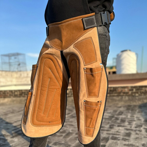 Fully Customizable Luxury Style Genuine Leather Farrier <b>Chaps</b>-ZIQ BRAND High Quality Custom Color & Logo New Arrival - Product Image 5