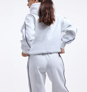 Fabricante Mayorista de Sudaderas Extra Grandes Personalizadas para Mujer, Sudadera con Hombros Caídos, Tela de Algodón Premium a Bajo Precio - Product Image 2