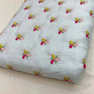 Tissu de broderie maltée de luxe, dentelle soluble dans l'eau, tissu en maille pour robes de mariée, vêtements de créateurs - Product Image 5