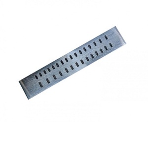 Fil de bijouterie en aluminium, bande de métal avec plaque de tirage, 30 trous rectangulaires de 6 pouces pour la fabrication de bagues, colliers, boucles d'oreilles et bracelets - Product Image 4