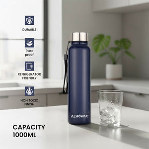 สายคล้องขวดน้ำสแตนเลสแบบกำหนดเอง สีน้ำเงินเข้ม สำหรับกิจกรรมกลางแจ้ง - Product Image 1