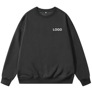 เสื้อสเวตเชิ้ตคอกลมแบบยูนิเซ็กซ์ สกรีนโลโก้ได้ ผ้าคอตตอนผสม สวมใส่สบายทรงโอเวอร์ไซส์ สำหรับฤดูใบไม้ร่วง เป็นมิตรต่อสิ่งแวดล้อม ระบายอากาศได้ดี เหมาะสำหรับผู้ชายและผู้หญิง - Product Image 3