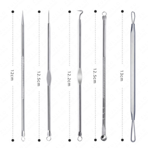 ชุดอุปกรณ์กำจัดสิวเสี้ยนและสิวอักเสบสแตนเลสสตีลระดับมืออาชีพ 8 ชิ้น พร้อมบริการติดแบรนด์ตามสั่ง - Product Image 1