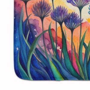 Tapis de cuisine en mousse à mémoire de forme Agapanthus Coussin anti-fatigue lavable en machine Tapis de bain ou de cuisine confortable - Product Image 4