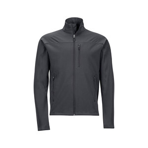 Veste en polaire noire pour homme avec fermeture éclair, col montant, coupe-vent décontractée, vêtement d'automne, veste softshell de haute qualité - Product Image 1