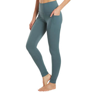 Leggings Deportivos de Nailon Transpirable con Spandex para Mujer, Leggings sin Costuras Transpirables con Control de Abdomen para Correr al Aire Libre y Yoga - Product Image 4