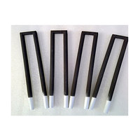 Batang Elemen Pemanas Molybdenum Bentuk U/H/W/I/ Merk ZW Grade ST RA 1600, Kawat Tahan Panas 2.8*160mm untuk Industri, Laris Terjual