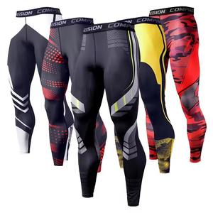 Leggings de Compresión para Hombre, Diseño Moderno, Cintura Elástica, Antibacterianos, Casuales, para Gimnasio y Deportes, Secado Rápido, Venta al Por Mayor Personalizada - Product Image 1
