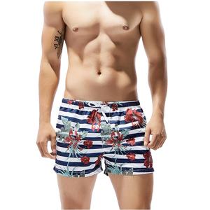 OEM Vente en gros Short de plage loisirs pour hommes de haute qualité Pantalon respirant imprimé avec cordon de serrage au prix d'usine - Product Image 6