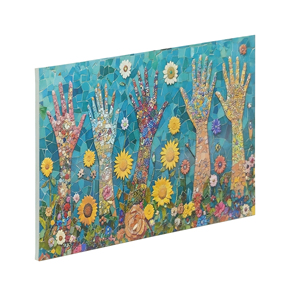 Panneau mural 3D en métal gaufré imprimé UV, best-seller, pour la décoration de la maison et du salon, art mural, taille et forme personnalisées - Product Image 6