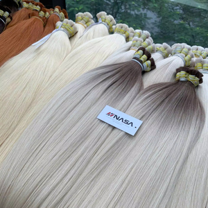 Extensiones de Cabello Virgen Vietnamita de Hanoi, 100 Gramos, Liso Natural, Puntas Completas, Doble Trama, Color Piano, ¡Gran Venta! - Product Image 1