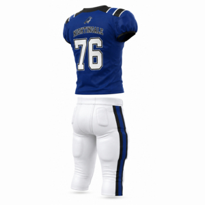 Ensemble d'uniformes de football américain personnalisés, maillot et pantalon, vêtements de sport d'équipe, tenue de jeu athlétique, tissu extensible quadridirectionnel - Product Image 3
