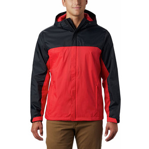 Veste de pluie à capuche pour homme, couleur verte et jaune, imperméable, décontractée, pour le printemps, vêtements d'extérieur, coupe régulière, fermeture éclair - Product Image 5